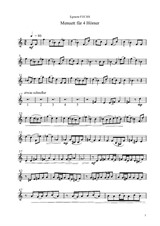 Menuett (nach einem Kärntner Volkslied)