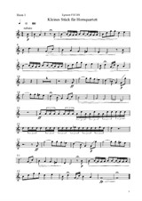 Kleines Stück für Hornquartett